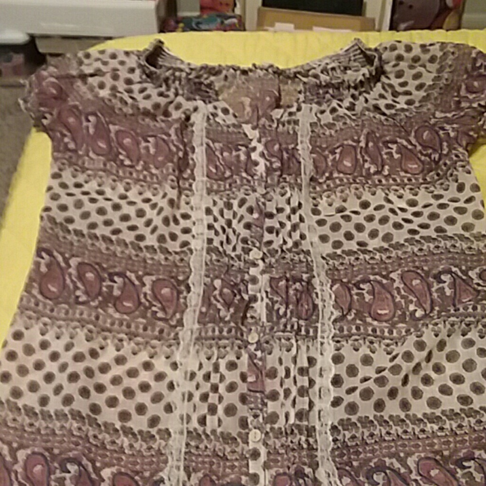 paisley and floral shirt